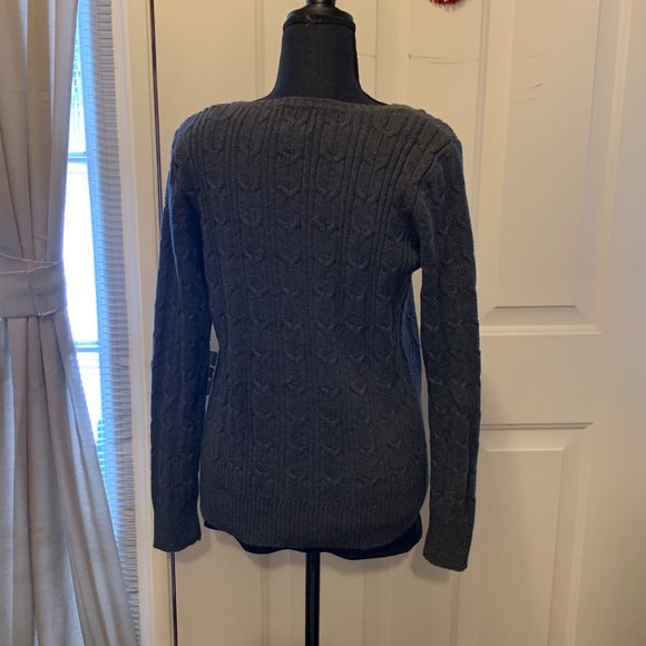 St.John's Bay Women’s Gray Sweater, Size Medium - Picture 4 of 6